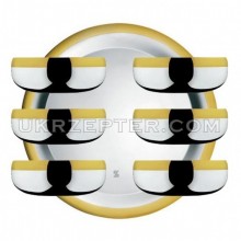 Барон ( Baron )  - Десертный набор с золотым узором 