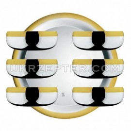 Барон ( Baron )  - Десертный набор с золотым узором 