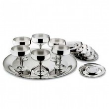 Барон ( Baron ) - Набор для шампанского посеребренный 