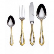 Сенатор ( Senator ) - Набор столовых приборов с золотым декором.