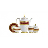 Роял Голд - Бордо ( Royal Gold Bordeaux ) - Кофейный набор на 12 персон (27 единиц).
