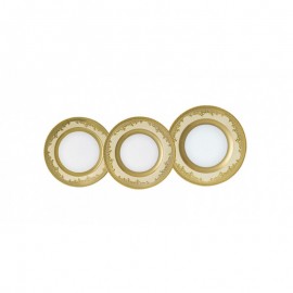 Роял Голд - Кремовый ( Royal Gold Creme ) - Набор для ужина на 12 персон (43 единиц).