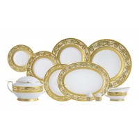 Роял Голд - Кремовый ( Royal Gold Creme ) - Набор для ужина на 6 персон (25 единиц).